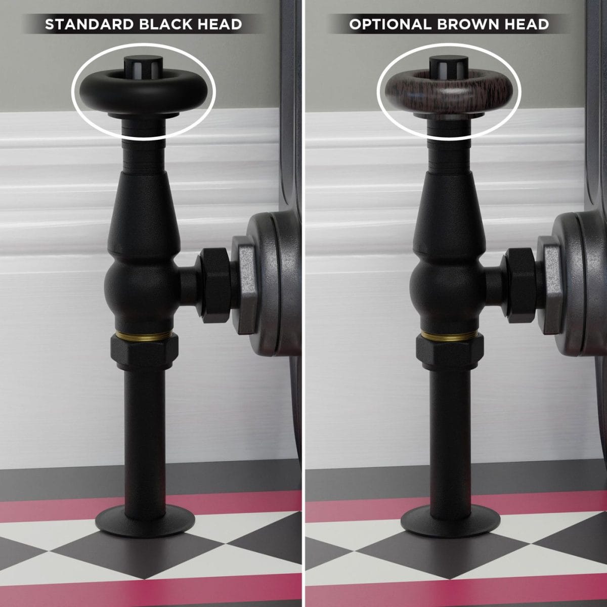 Jaguar Thermostatic Radiator Valve - Textured Black (Angled TRV) 15.jpg