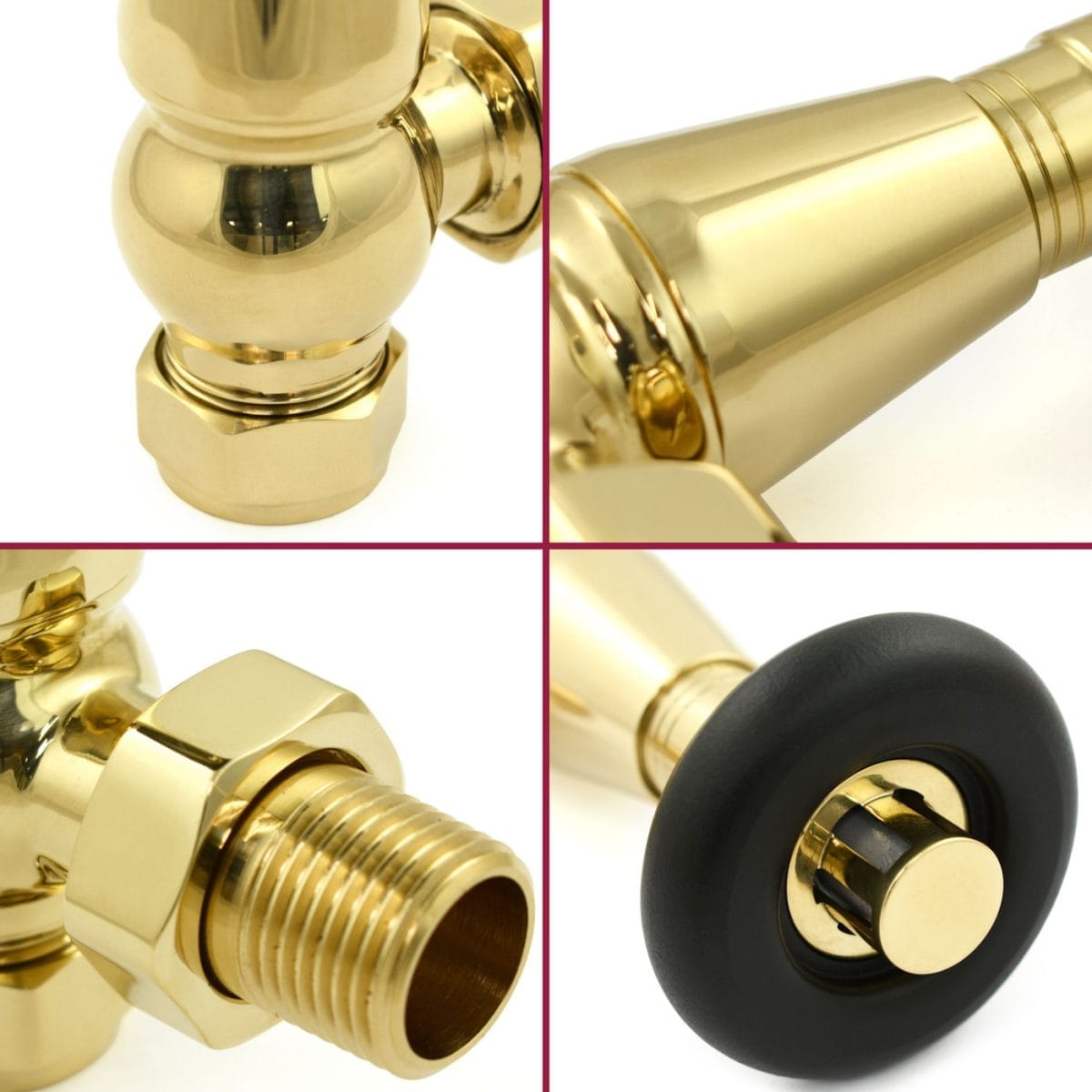 Jaguar Thermostatic Radiator Valve - Unlacquered Brass (Angled TRV) 9.jpg