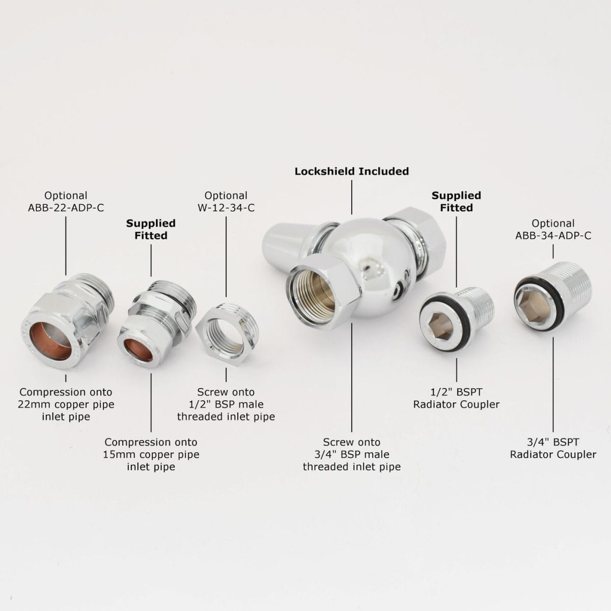 Admiral Traditional Thermostatic Radiator Valve - Chrome (Straight TRV) 4.jpg