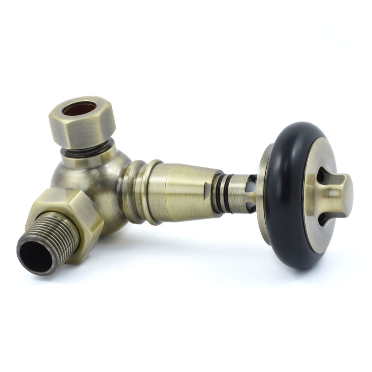 Amberley Thermostatic Radiator Valves - Antique Brass (Corner TRV) 2.jpg