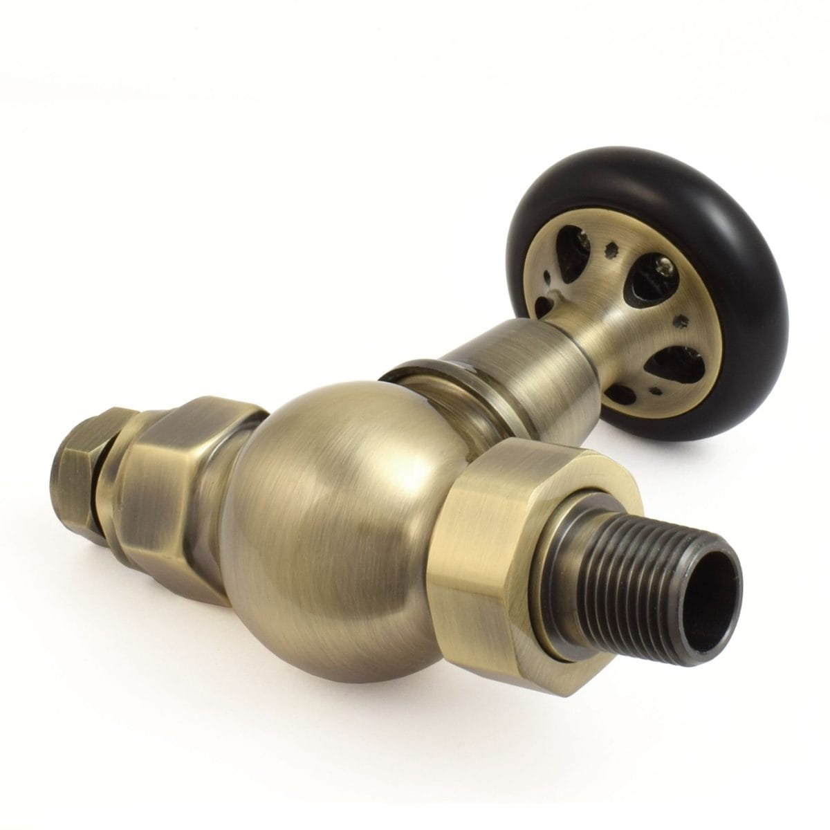 Commodore Traditional Manual Radiator Valve - Antique Brass (Straight Manual) 3.jpg