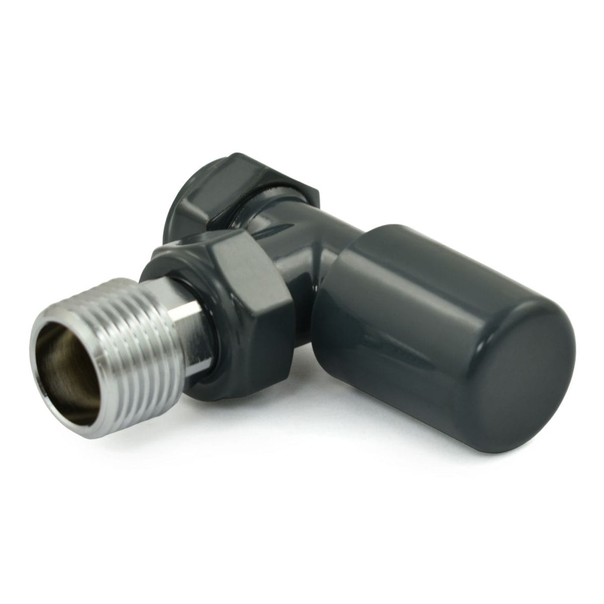 Echo Angled TRV All-Anthracite Thermostatic Radiator Valve - Image 4