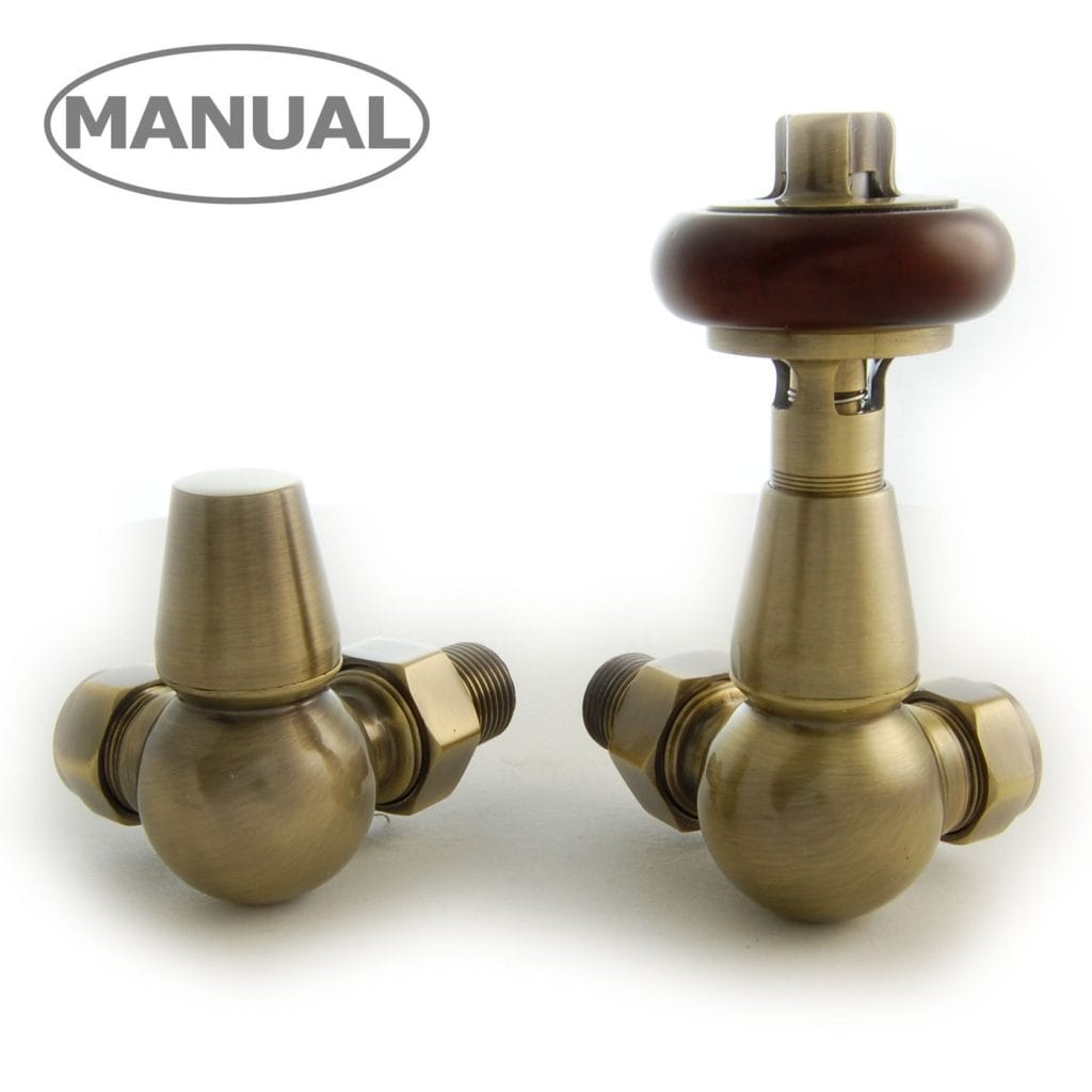 Eton Traditional Radiator Valve - Antique Brass (Corner Manual).jpg