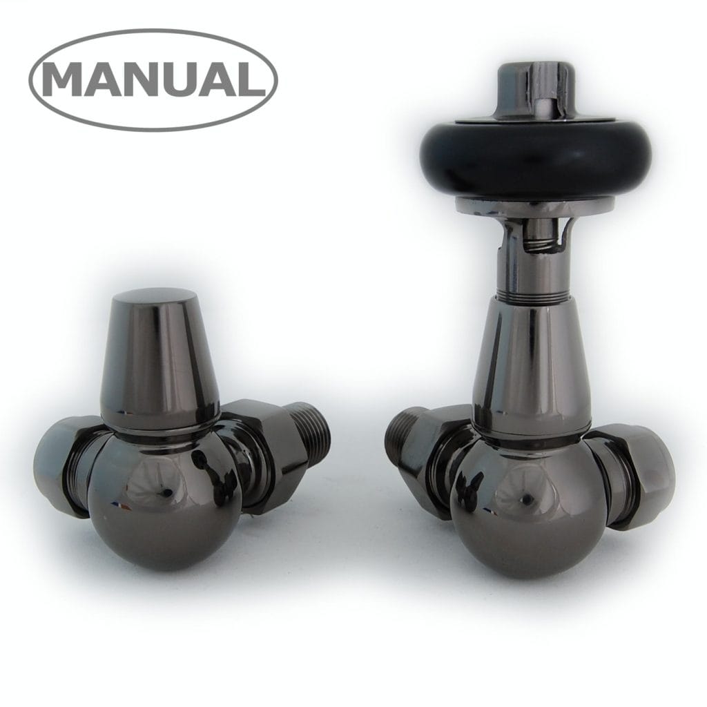 Eton Traditional Radiator Valve - Black Nickel (Corner Manual).jpg