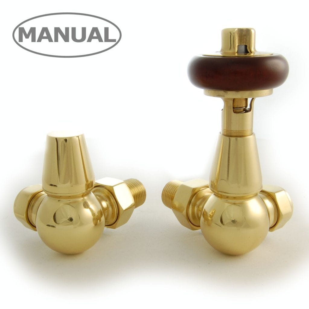Eton Traditional Radiator Valve - Brass (Corner Manual).jpg