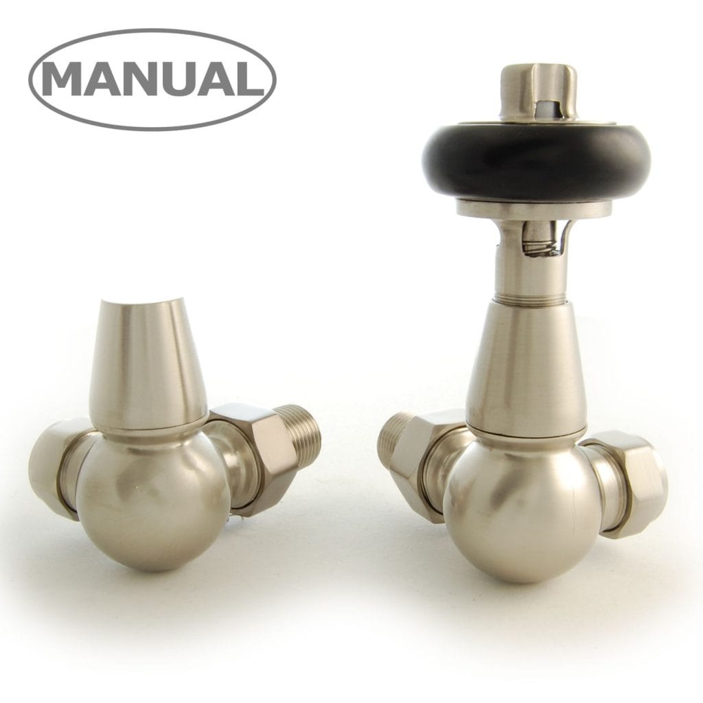Eton Traditional Radiator Valve - Brushed Satin Nickel (Corner Manual).jpg