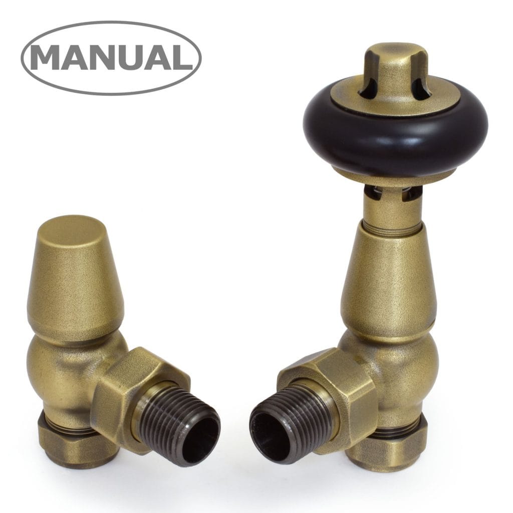 Eton Traditional Radiator Valve - Old English Brass (Angled Manual).jpg
