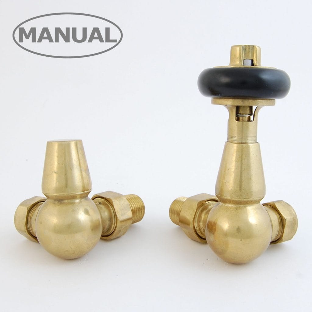 Eton Traditional Radiator Valve - Unlacquered Brass (Corner Manual).jpg