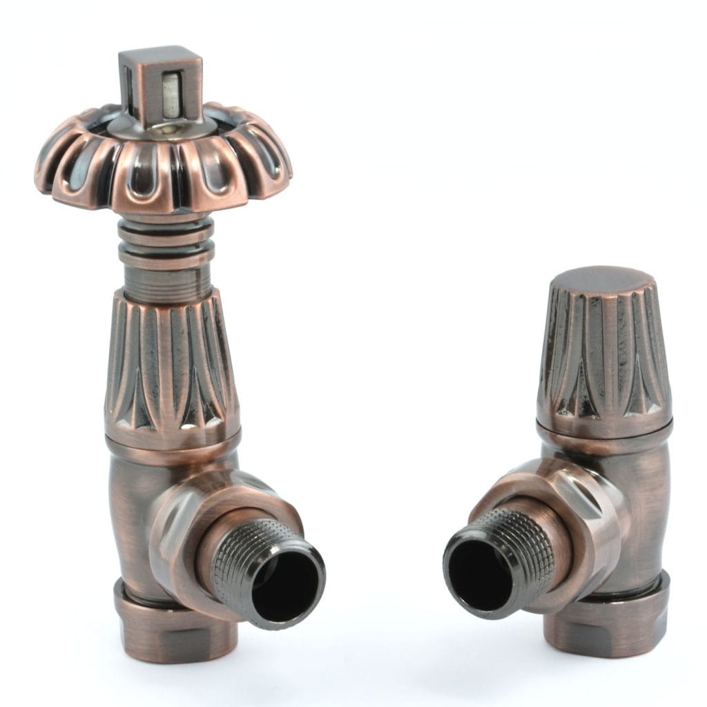 Gothic Thermostatic Radiator Valve - Antique Copper (TRV).jpg