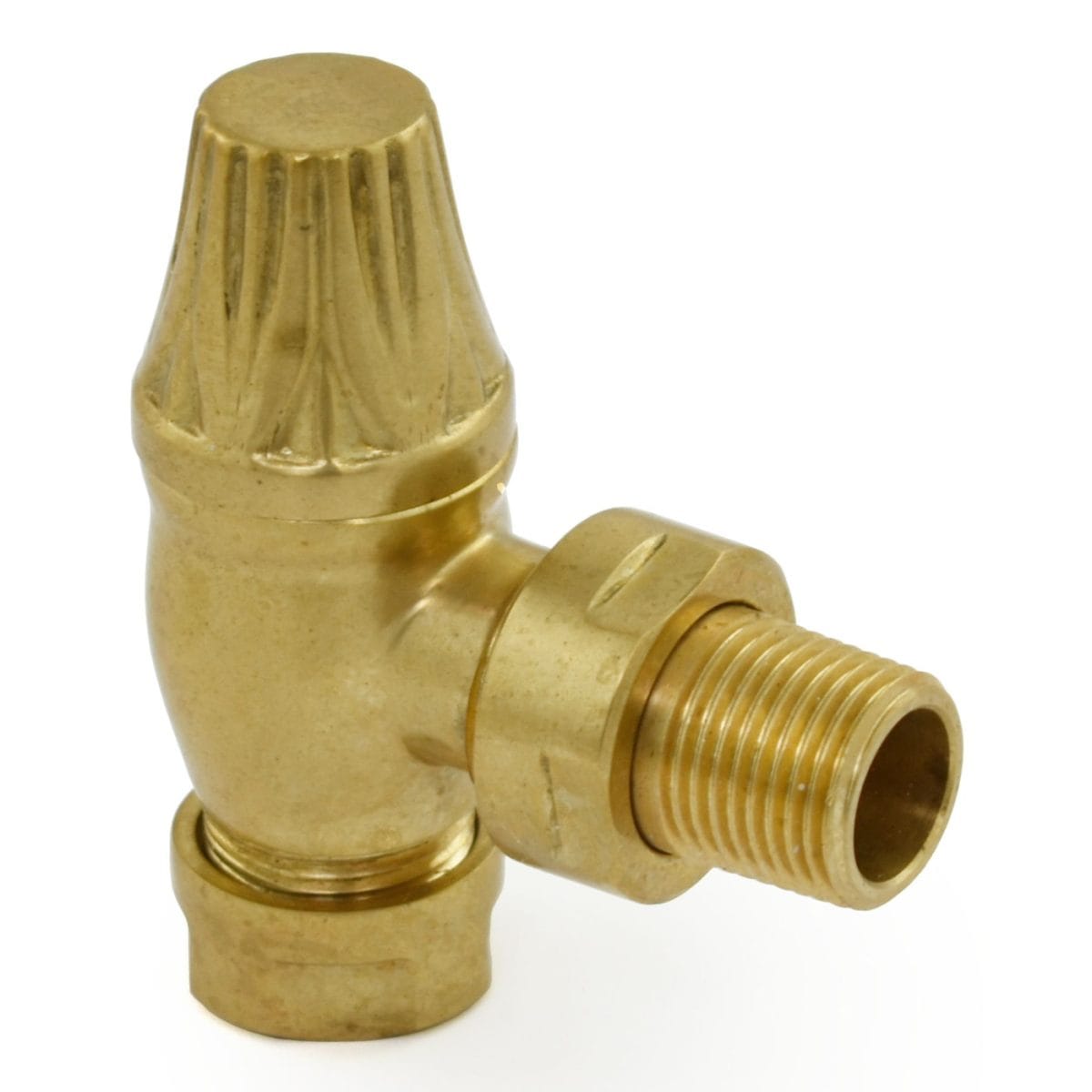 Poppy Thermostatic Radiator Valve - Unlacquered Brass (TRV) 5.jpg