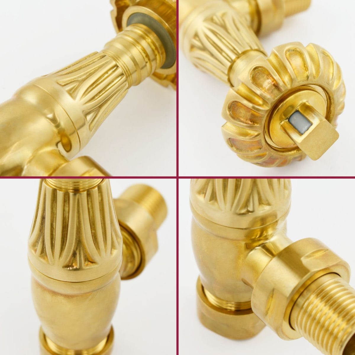 Poppy Thermostatic Radiator Valve - Unlacquered Brass (TRV) 7.jpg