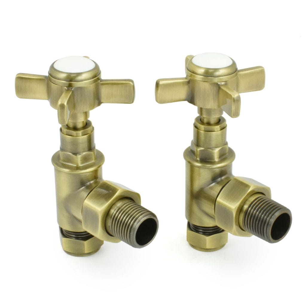 Westminster Crosshead Rad Valves Angled Antique Brass (pair).jpg
