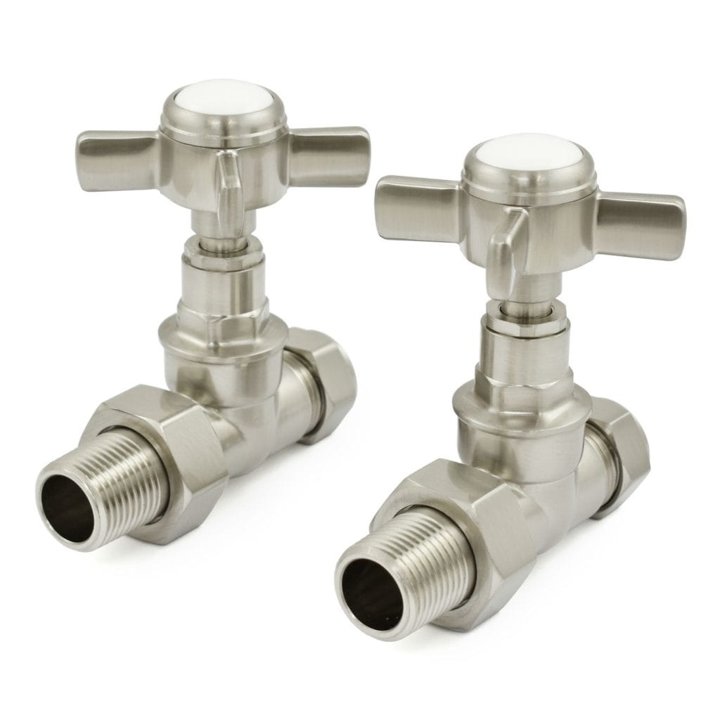 Westminster Crosshead Rad Valves Straight Brushed Satin Nickel (Pair).jpg