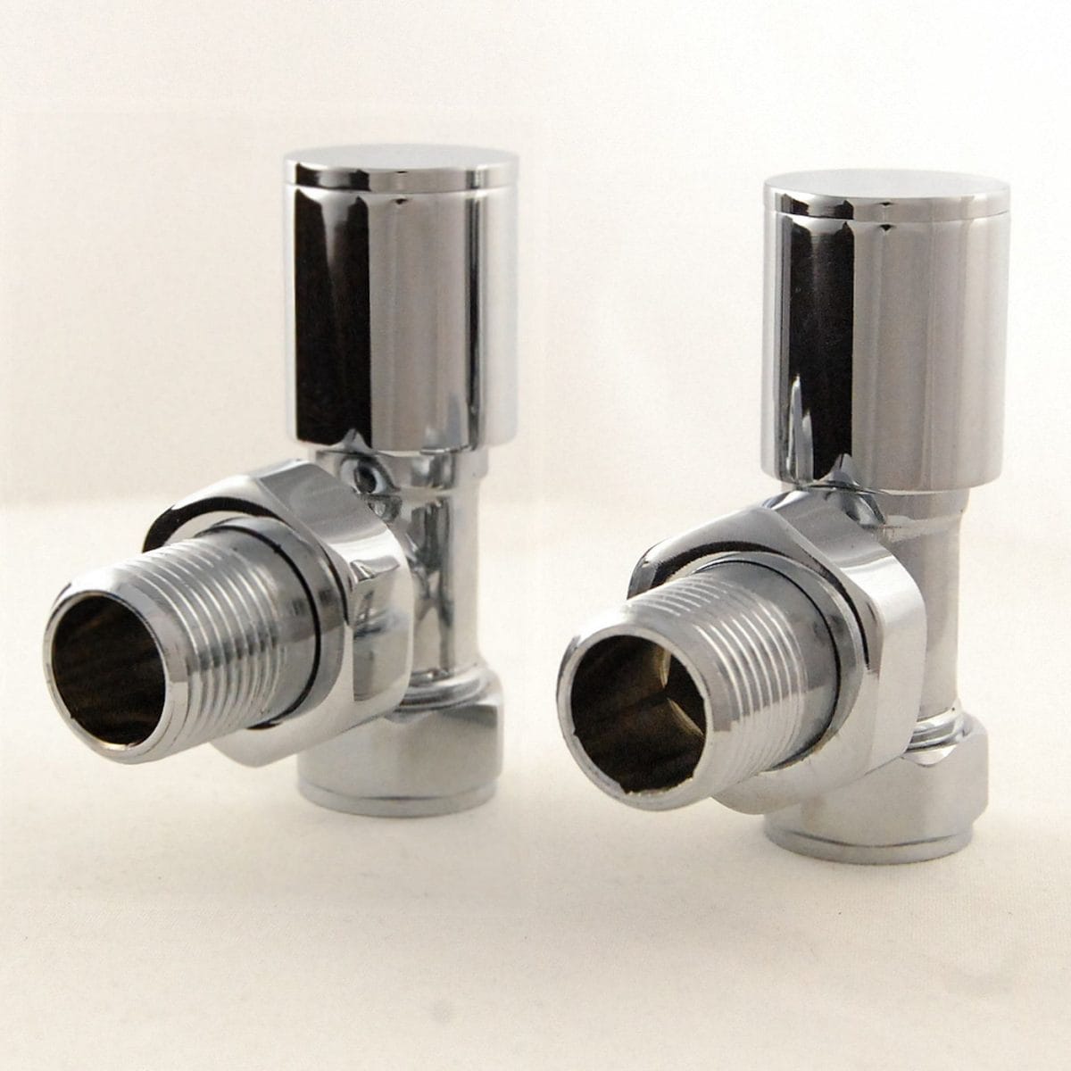 Apex Radiator Valve - Angled Chrome Pair - Image 2