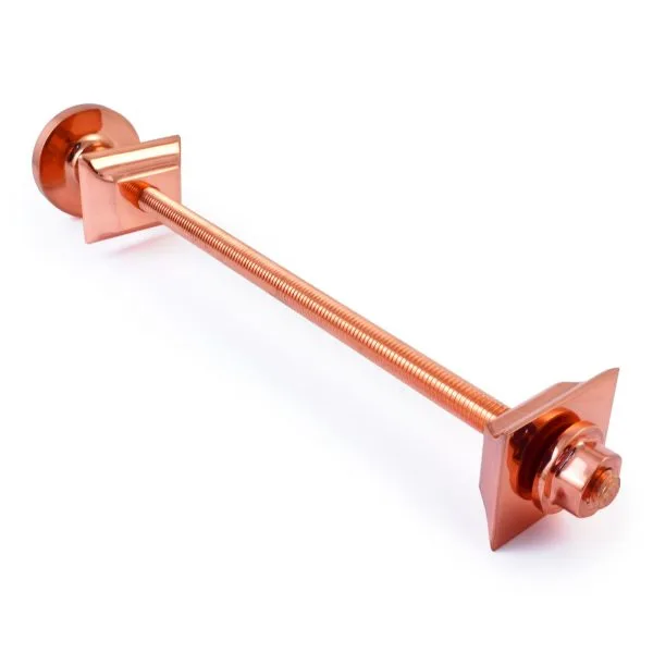 Cast Iron Radiator Luxury Wall Stay Fixing - Polished Copper.jpg