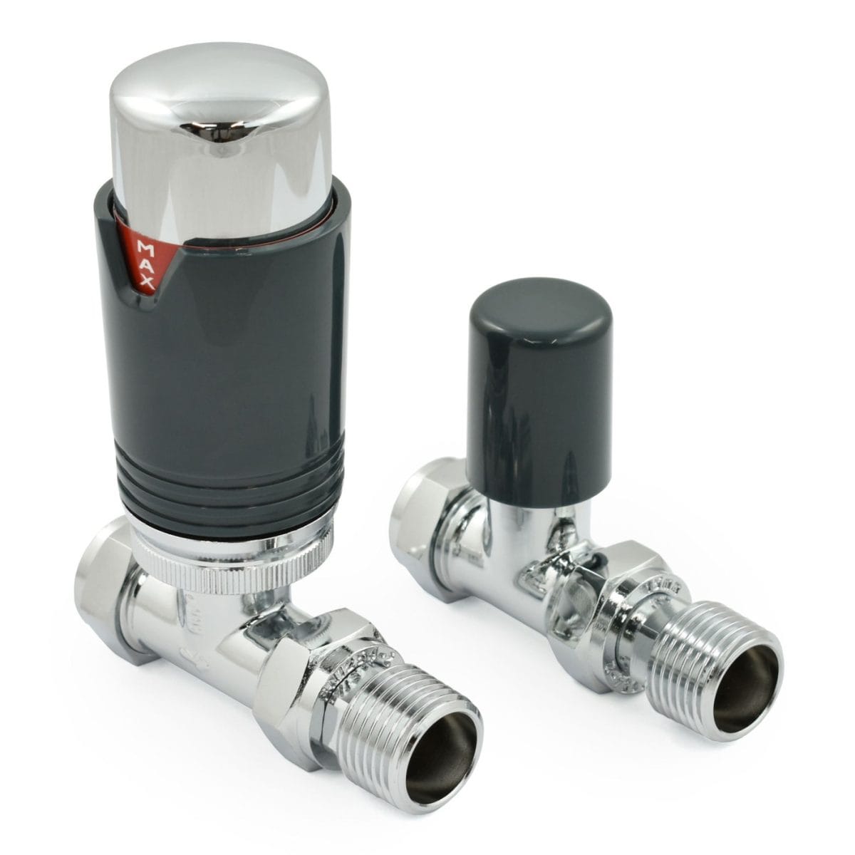 Echo Straight TRV Chrome & Anthracite Thermostatic Radiator Valve 2.jpg