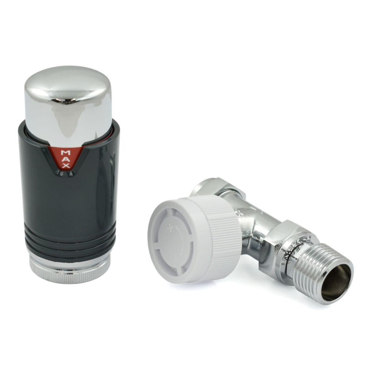 Echo Straight TRV Chrome & Anthracite Thermostatic Radiator Valve 3.jpg