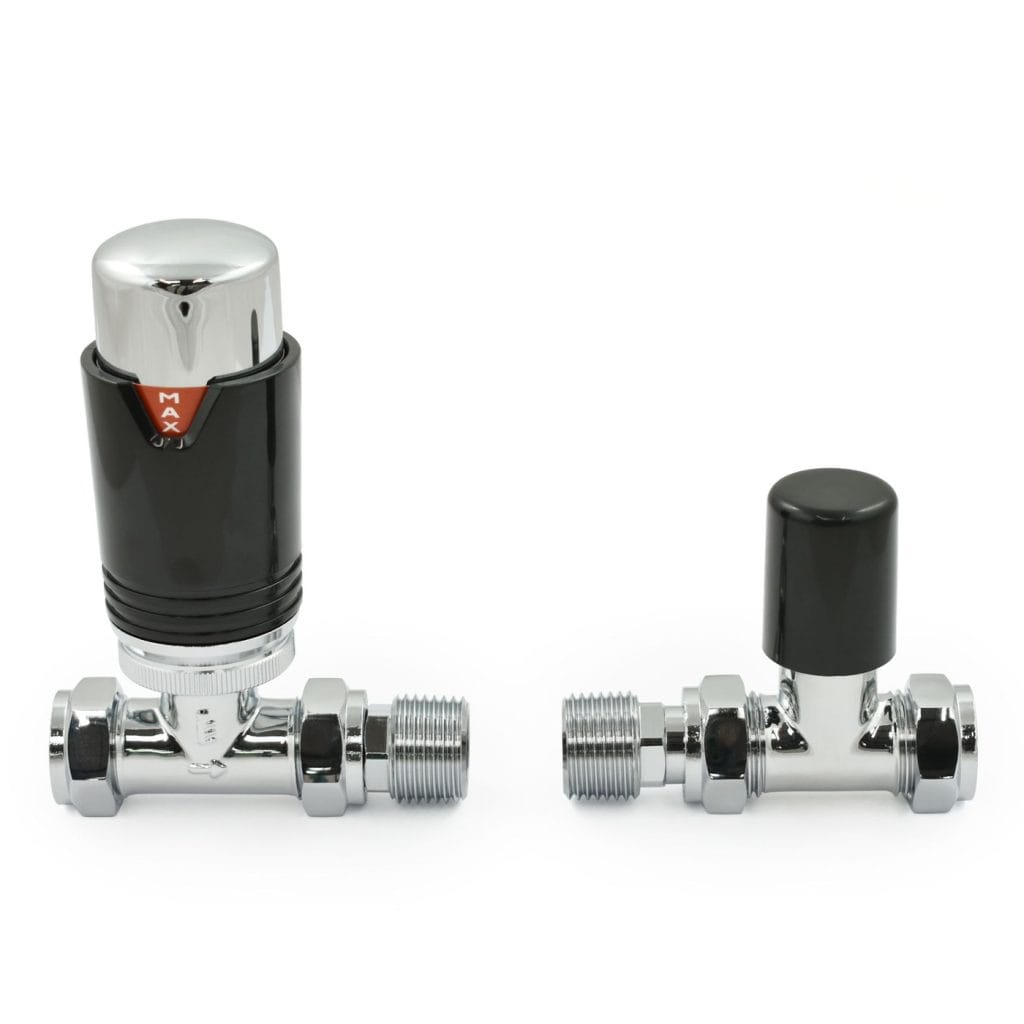 Echo Straight TRV Chrome & Black Thermostatic Radiator Valve.jpg