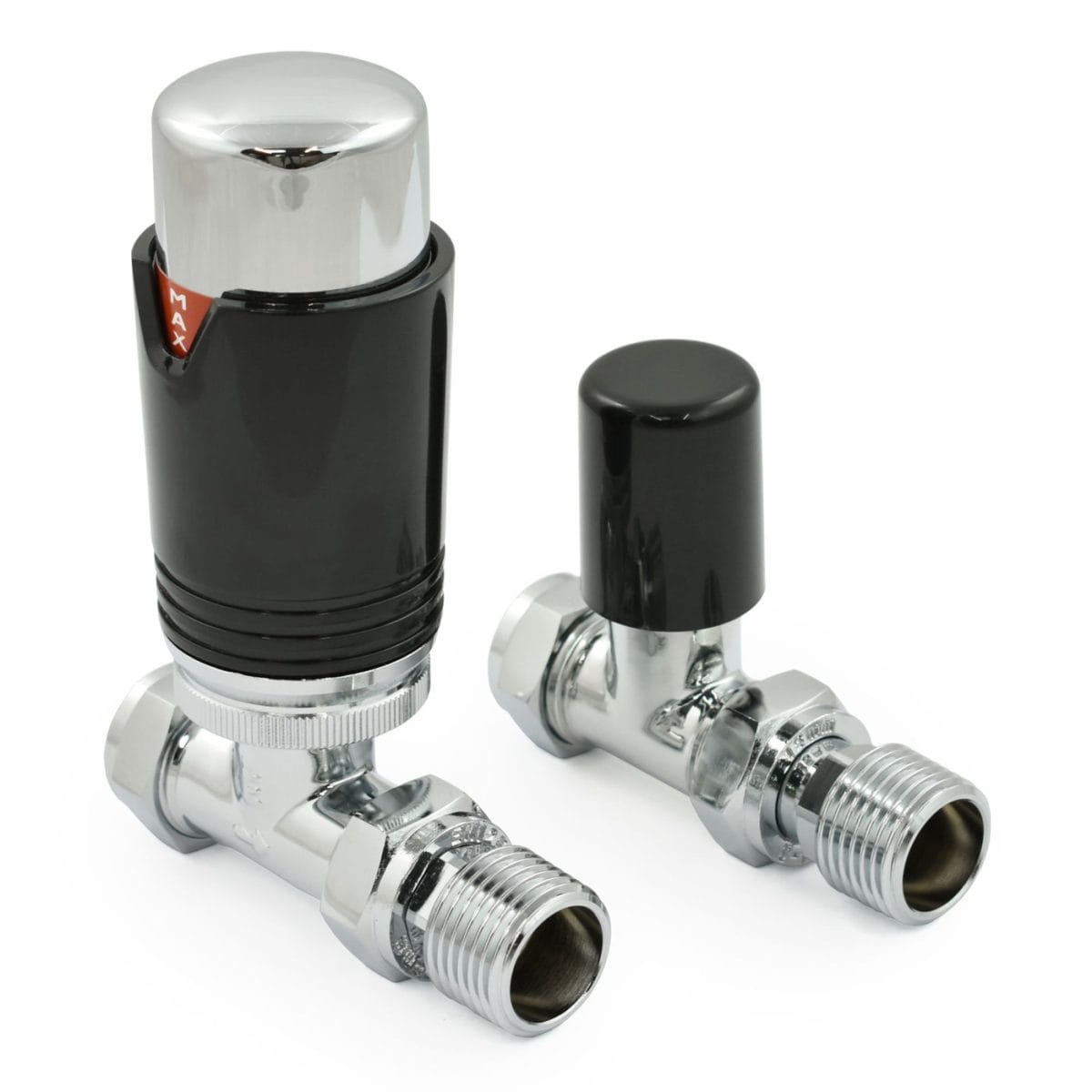 Echo Straight TRV Chrome & Black Thermostatic Radiator Valve 2.jpg