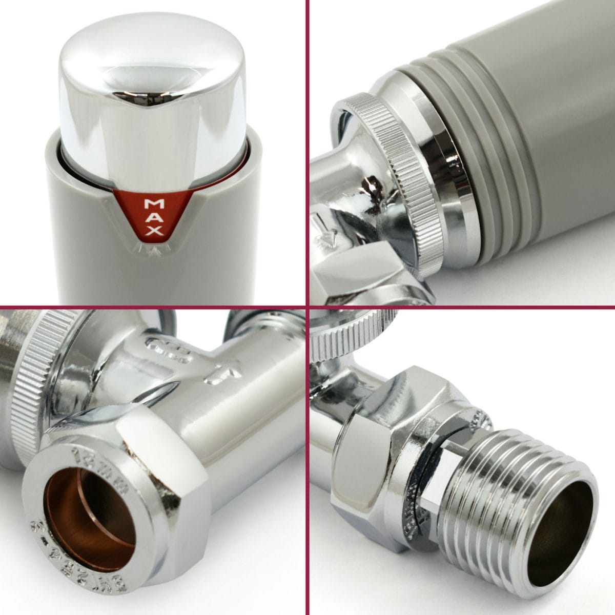 Echo Straight TRV Chrome & Silver Thermostatic Radiator Valve 5.jpg