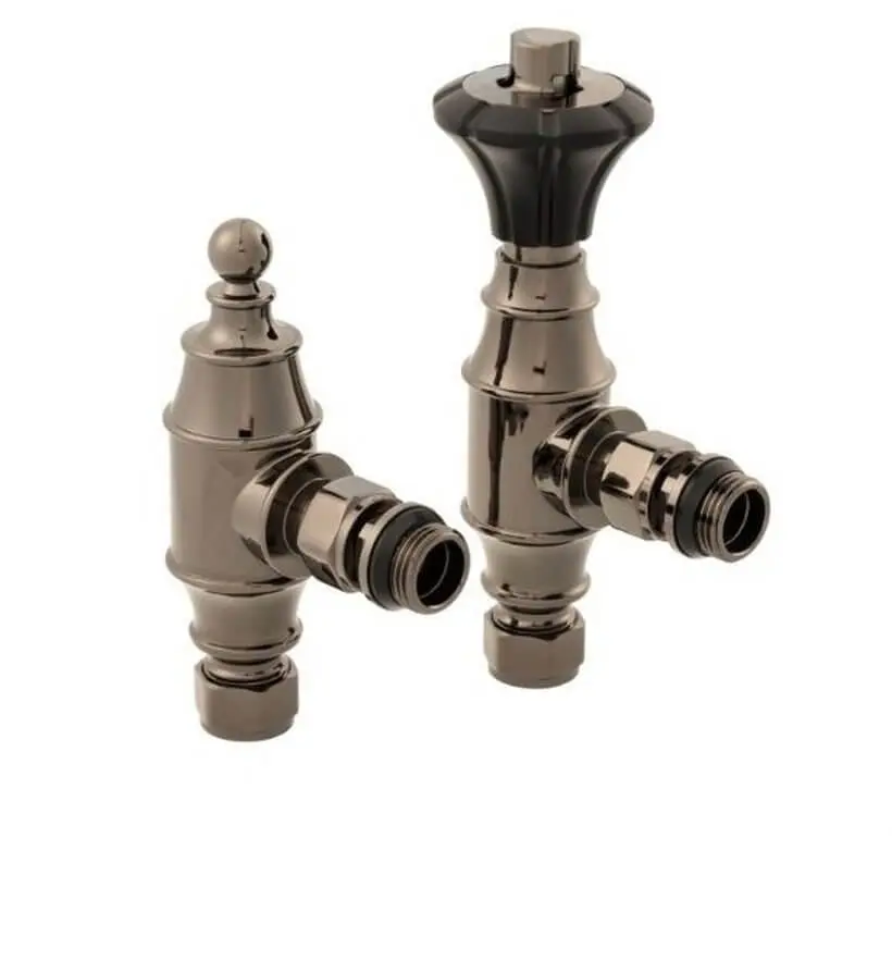 Arroll Valora UK-29 Thermostatic Radiator Valve Set – Black Nickel Arroll Valora UK-29 Thermostatic Radiator Valve Set in Black Nickel finish